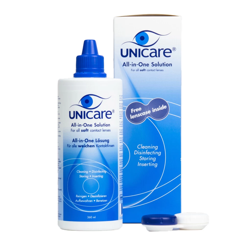 3x Unicare Alles-In-Een Vloeistof Zachte Contactlenzen - Afbeelding 3