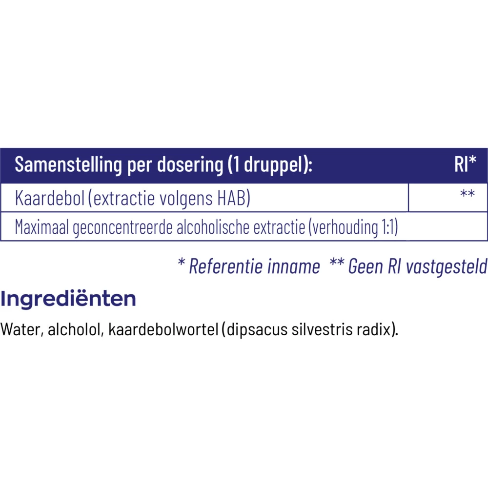 Vitakruid Kaardebol Tinctuur Bio - Afbeelding 4