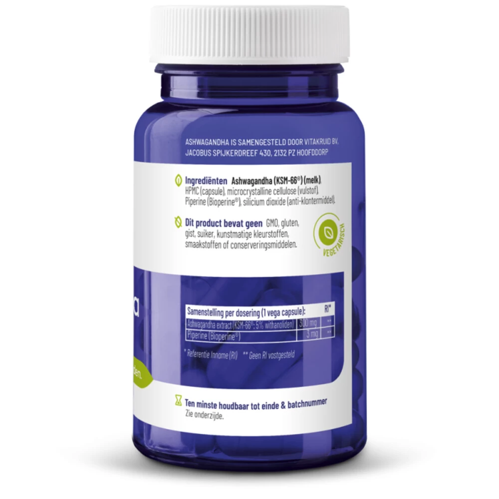Vitakruid Ashwagandha Ksm - Afbeelding 3