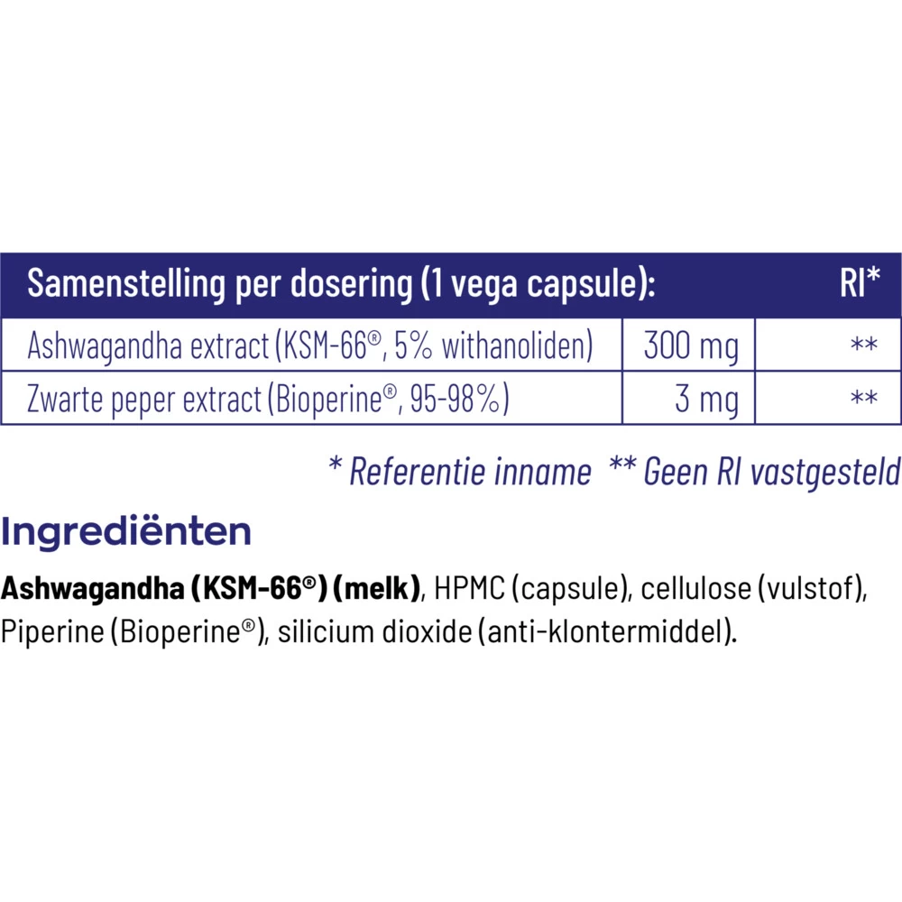 Vitakruid Ashwagandha Ksm - Afbeelding 4