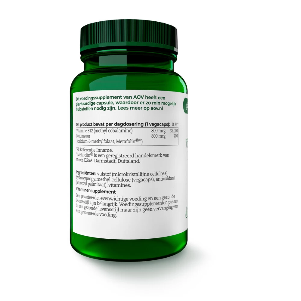 AOV 250 Vitamine B12 & Foliumzuur (800 Mcg) - Afbeelding 3