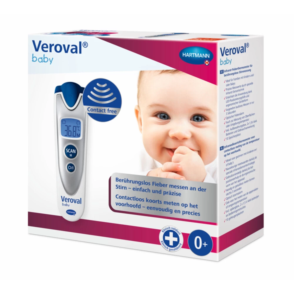 Veroval Baby 3in1 Infrarood Thermometer - Afbeelding 2