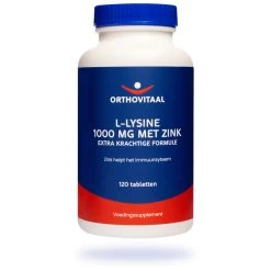Orthovitaal L-Lysine 1000mg Met Zink