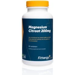 Fittergy Supplements Magnesiumcitraat 200mg