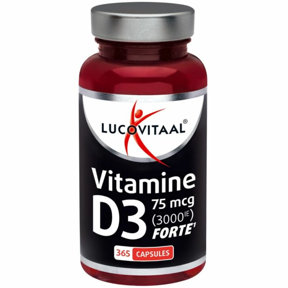 3x Lucovitaal Vitamine D3 D3 75mcg (3000IE) Forte - Afbeelding 2