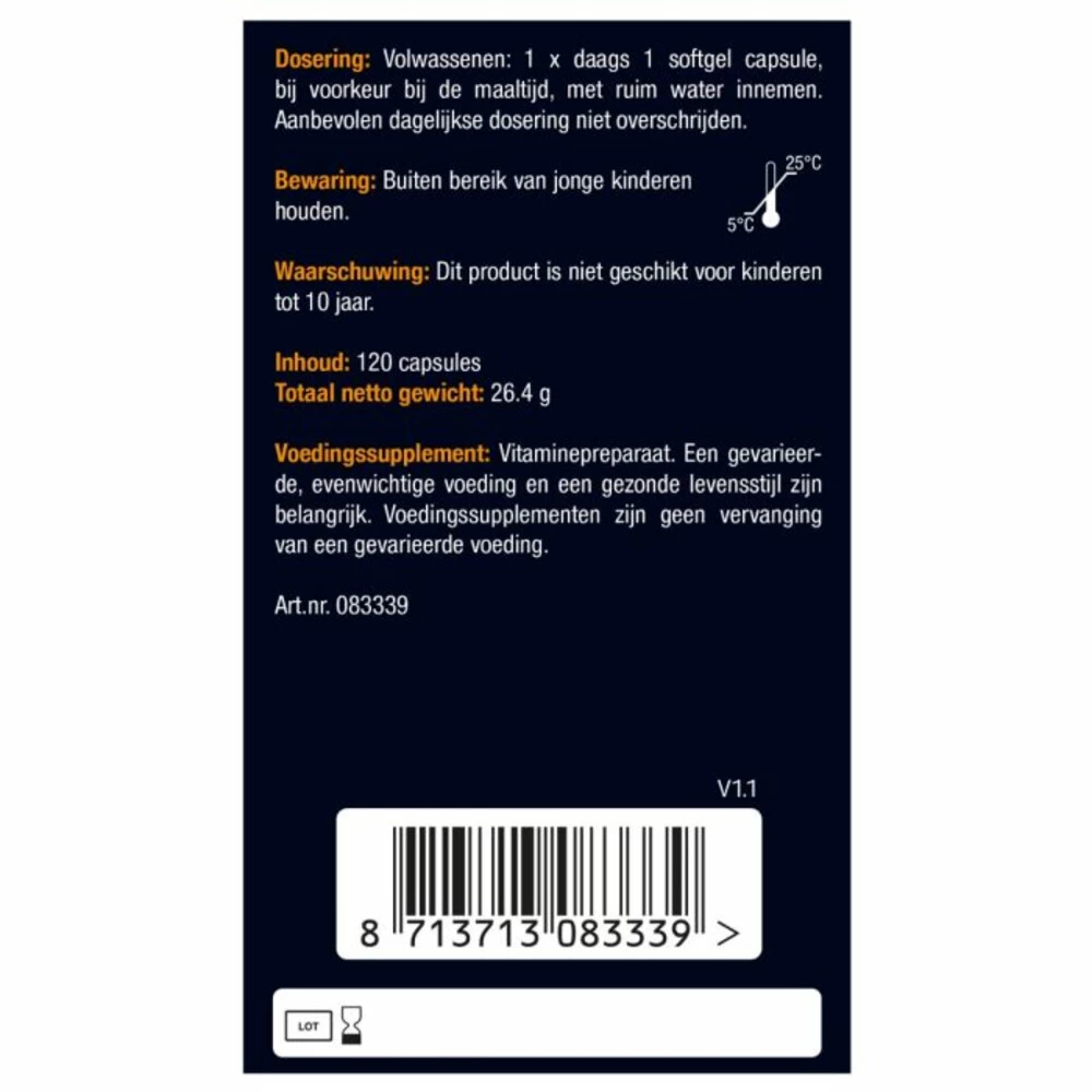 Lucovitaal Vitamine D3 D3 75mcg (3000IE) Forte - Afbeelding 5