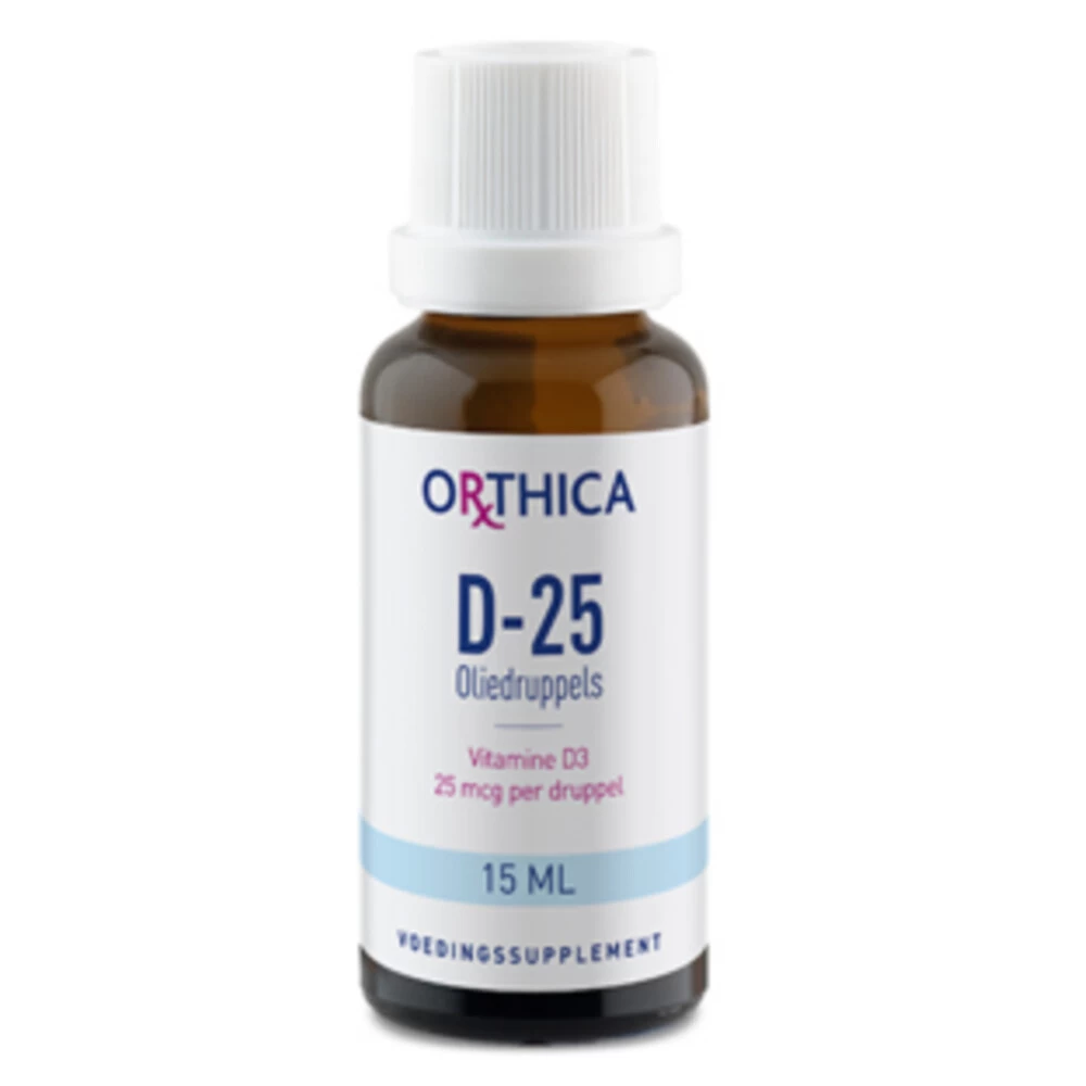 2x Orthica Vitamine D-25 Oliedruppels - Afbeelding 2