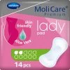 4x Molicare Premium Lady Pad 2 Druppels 331 Ml Absorptie