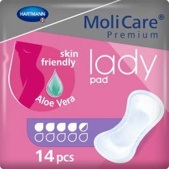 4x Molicare Premium Lady Pad 4.5 Druppels 914 Ml Absorptie
