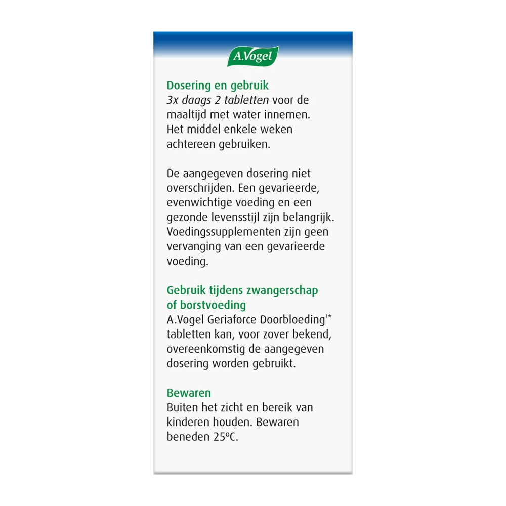 A.Vogel Geriaforce Doorbloeding - Afbeelding 3