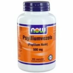 NOW Psylliumvezels 500 Mg