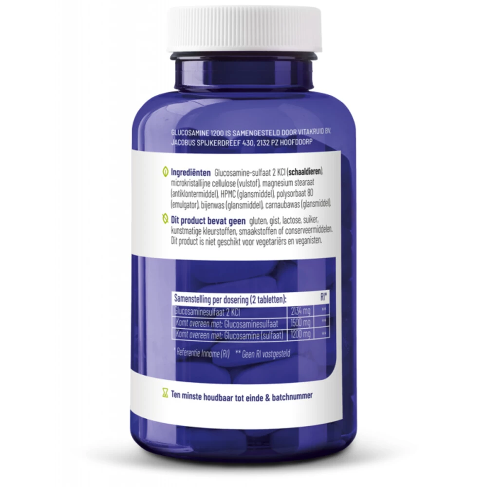 Vitakruid Glucosamine 1200 - Afbeelding 3