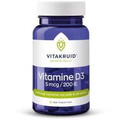 Vitakruid Vitamine D3 - 5 Mcg