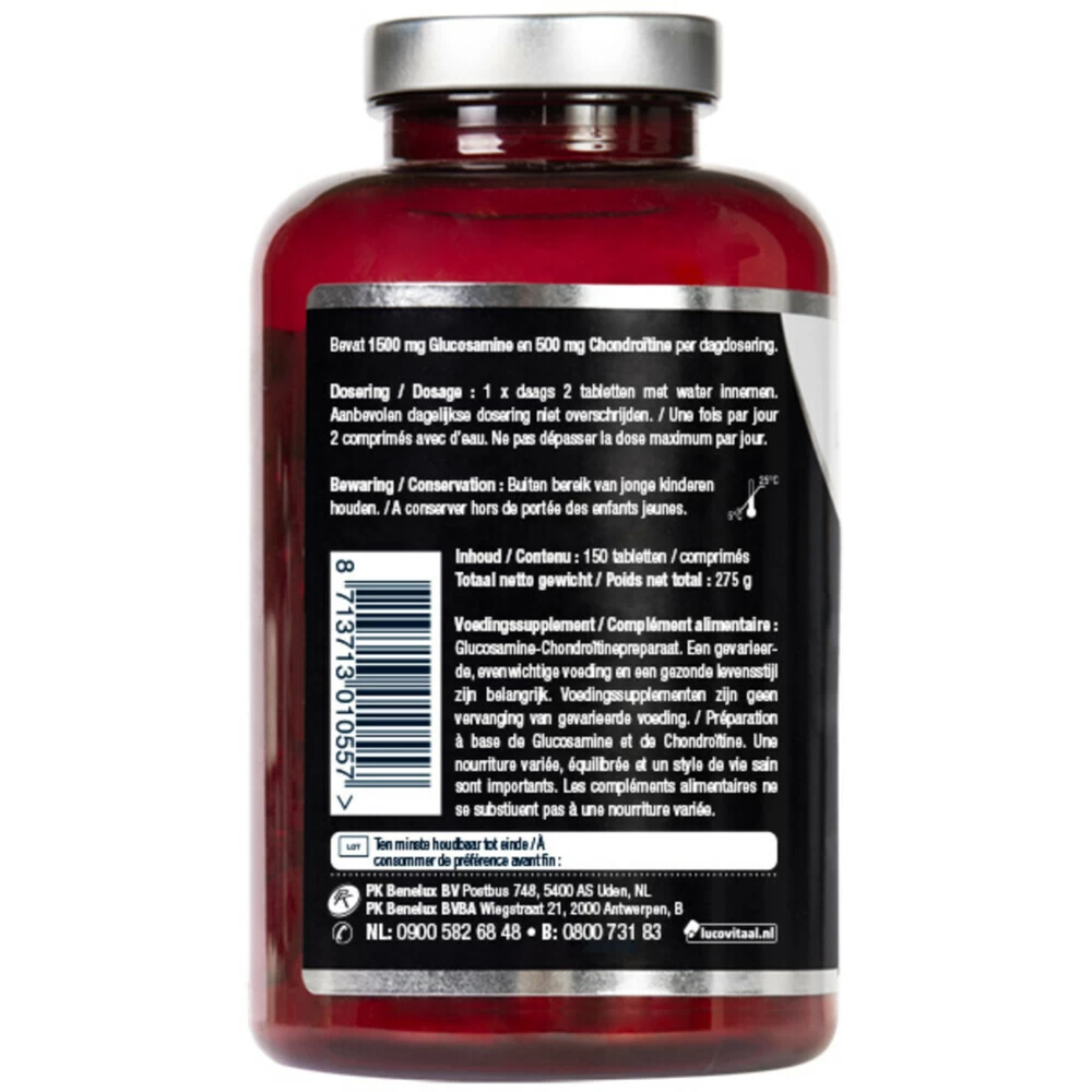 Lucovitaal Glucosamine Chondroïtine 1500/500 Mg - Afbeelding 4