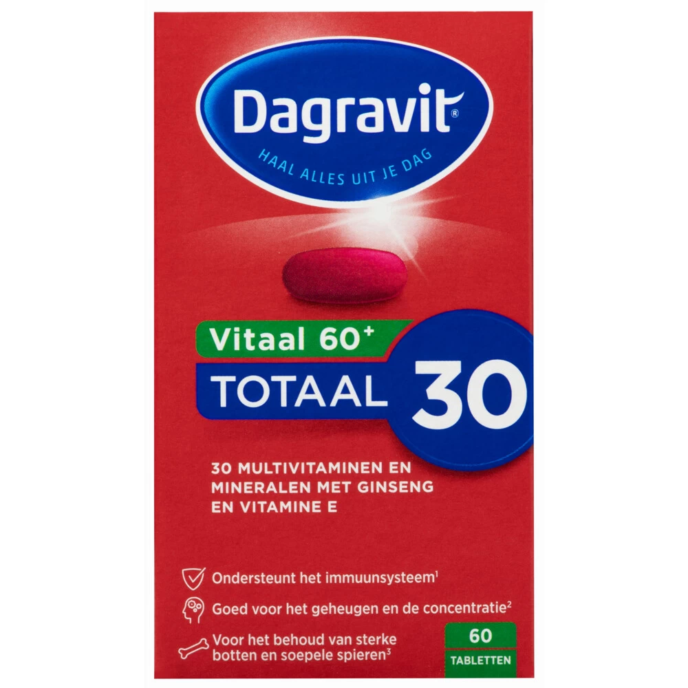 Dagravit Totaal 30 Xtra Vitaal 60+