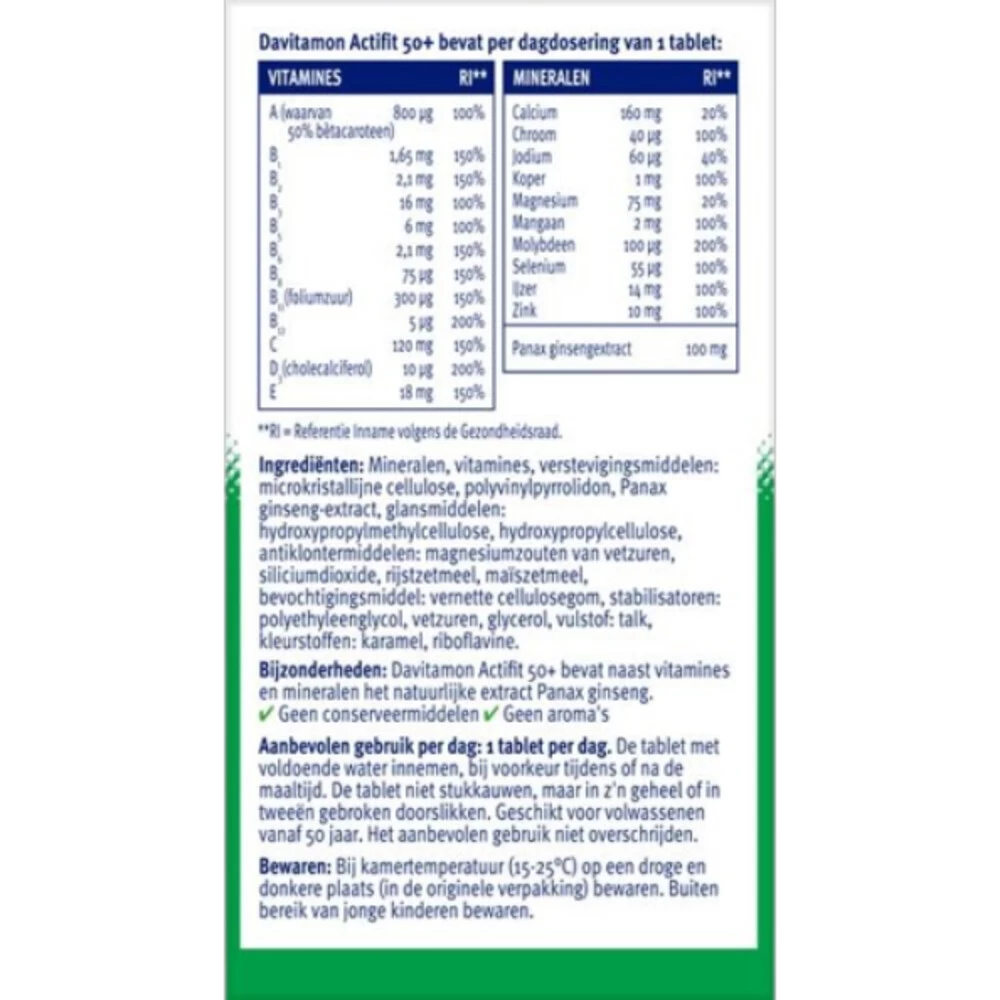 Davitamon Actifit 50+ - Afbeelding 3