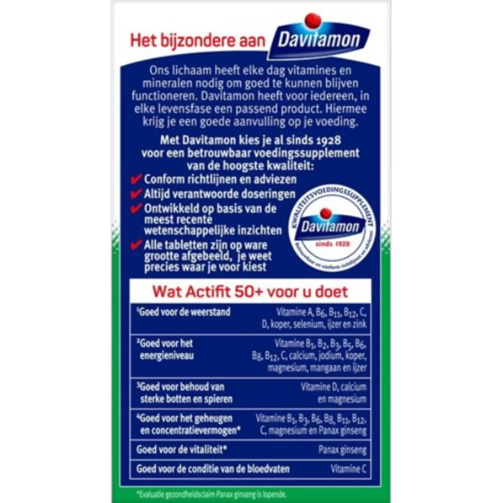 Davitamon Actifit 50+ - Afbeelding 4