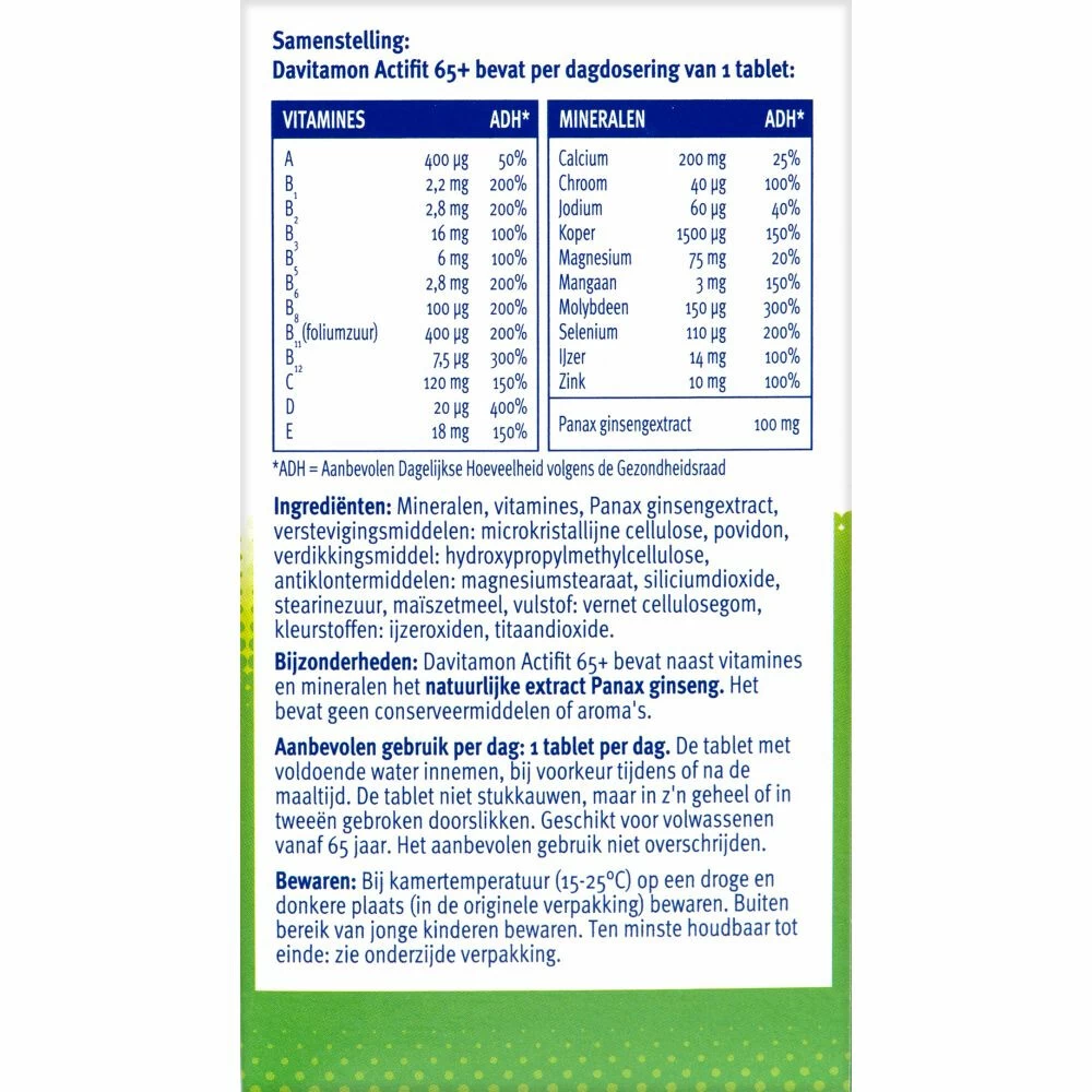 Davitamon Actifit 65+ - Afbeelding 2