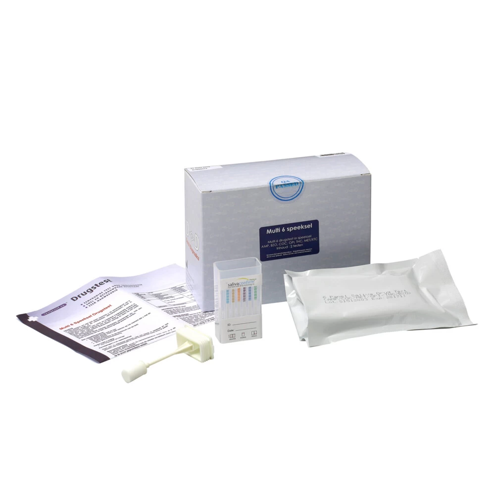 Testjezelf.nu Multi Speeksel 6 Drugtest Kit