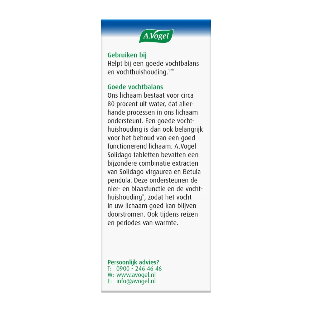 A.Vogel Solidago Vochthuishouding - Afbeelding 4