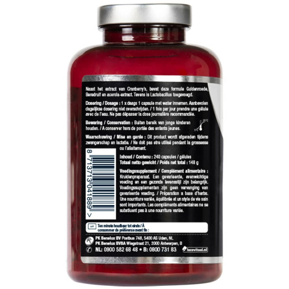 Lucovitaal Cranberry X-tra One A Day - Afbeelding 4