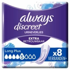 Always® 6x Always Discreet Incontinentieverband Long Plus