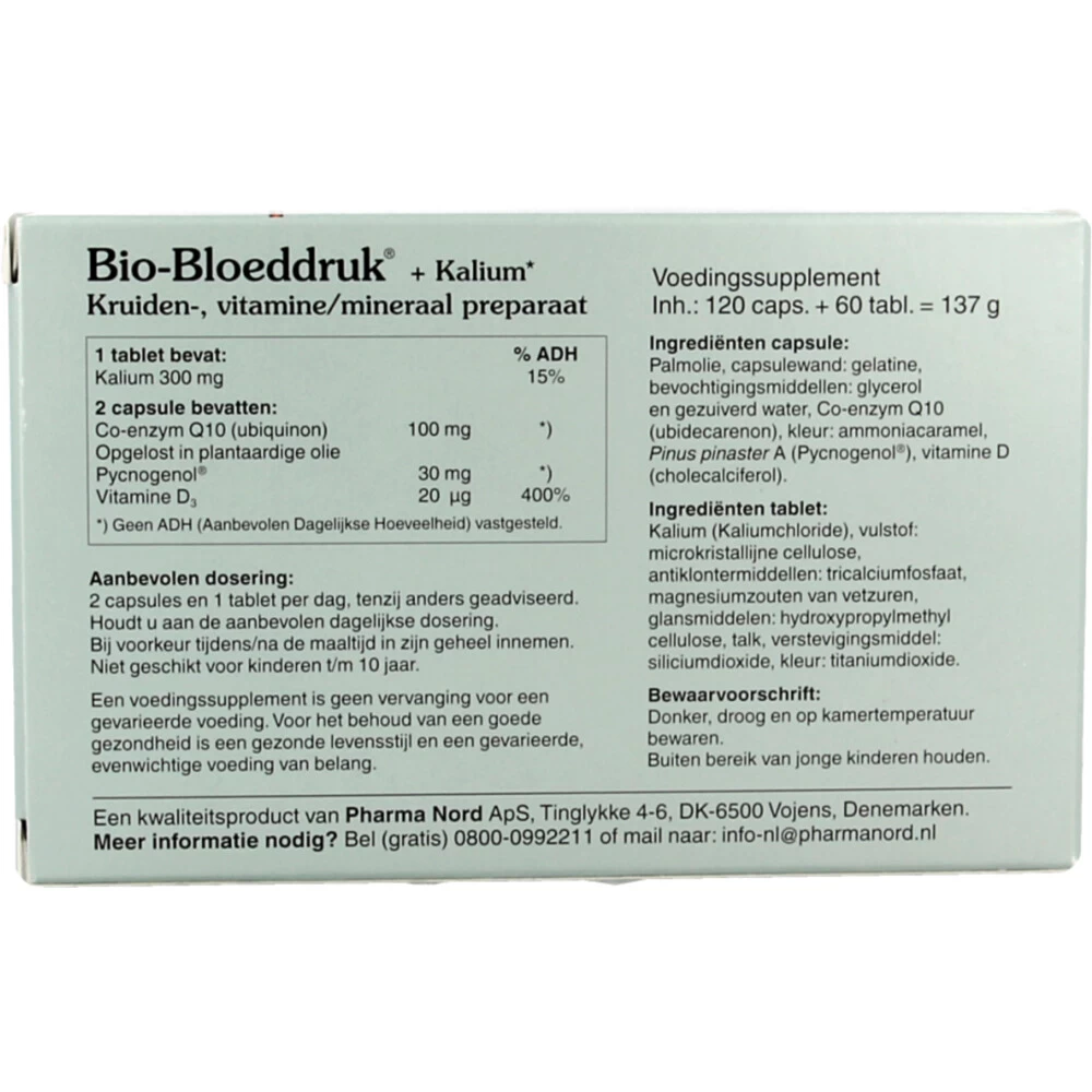 Pharma Nord Bio-Bloeddruk + Kalium - Afbeelding 2