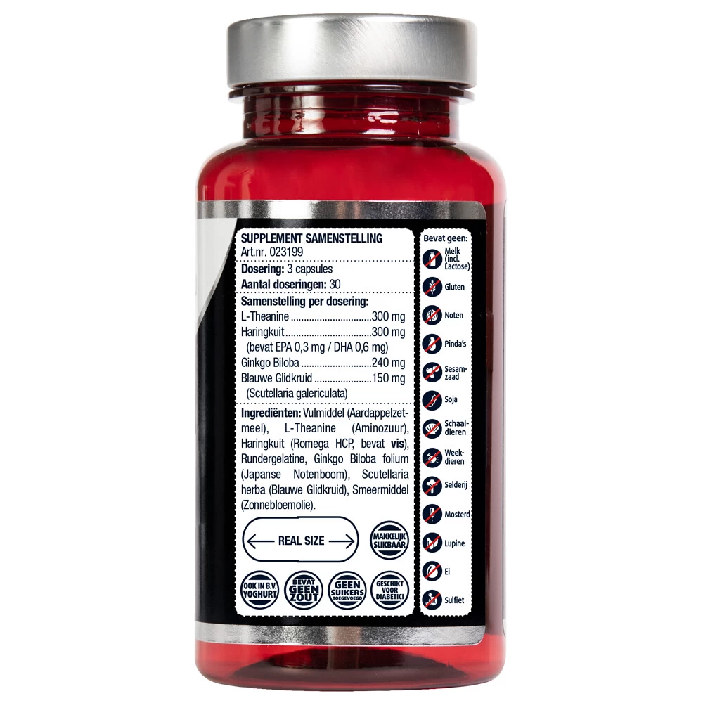 Lucovitaal L-theanine Omega 3 - Afbeelding 2