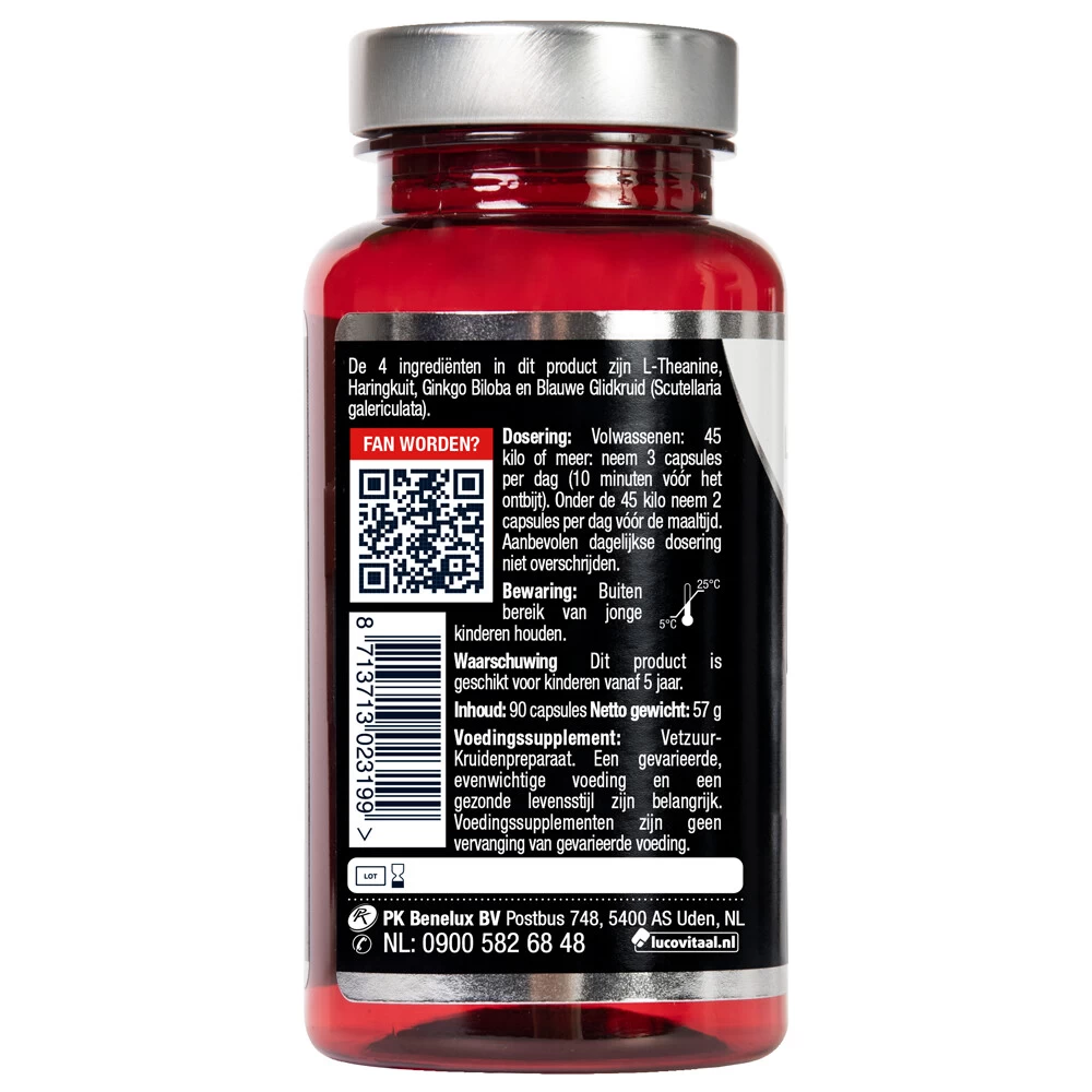 Lucovitaal L-theanine Omega 3 - Afbeelding 4